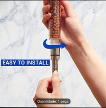 Carregar imagem no visualizador da galeria, Chuveiro Anti-Calcário com Filtro de Pedras Naturais. 🚿💦🛀