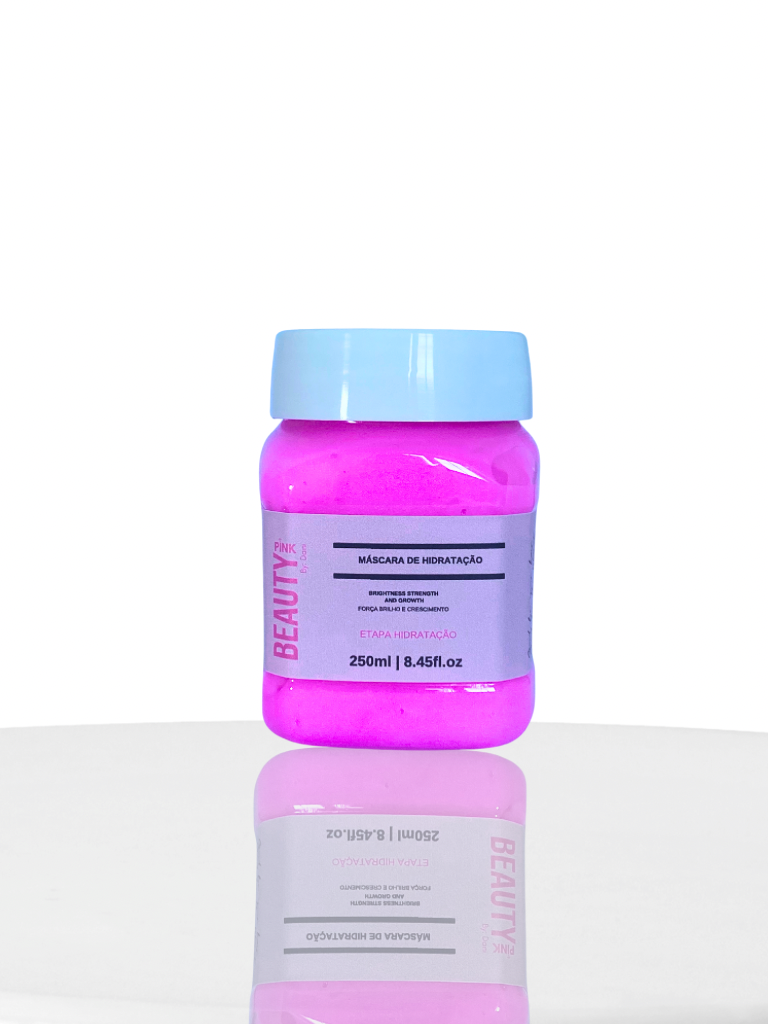 3. Máscara de Hidratação 🍓 250ml

Transforme o cuidado com seus cabelos em um verdadeiro ritual de beleza com a Máscara de Hidratação Beauty Pink 💖.