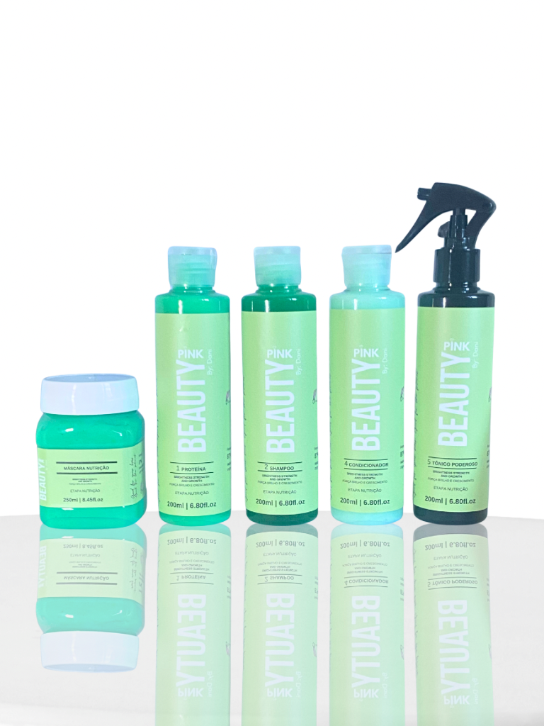 🍏 Kit Nutrição Capilar – Beauty Pink

Nutrição intensa + Crescimento acelerado + Fim da queda
