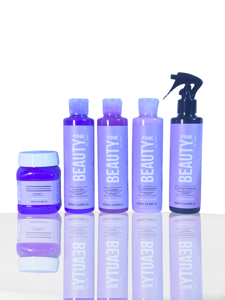 🍇 Kit Reconstrução Capilar – Beauty Pink

Força extrema, reposição de massa e recuperação profunda.