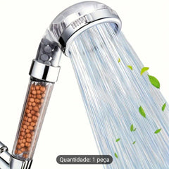 Chuveiro Anti-Calcário com Filtro de Pedras Naturais. 🚿💦🛀